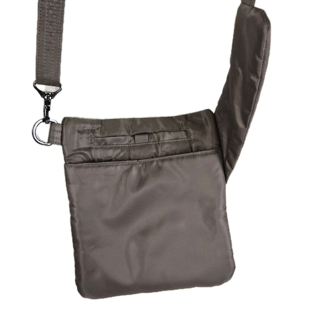 Lug Skipper Crossbody Bag RFID Quilted Purse Taupe Brn Adjustable Casual Travel - Picture 3 of 11